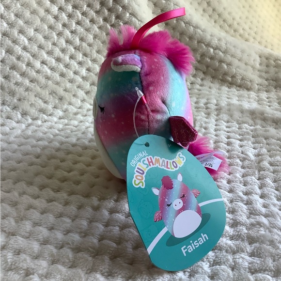 Squishmallows Plush Pegasus Faisah Stuffed Animal Ornament Toy with Tags - Picture 4 of 13
